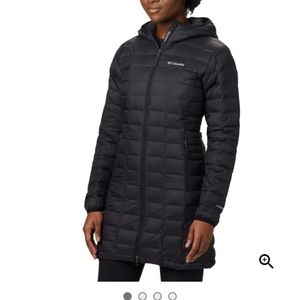 Columbia women's voodoo falls 590 TurboDown mid Jacket deep red or  burgundy